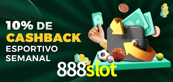 10% de bônus de cashback na 888slot